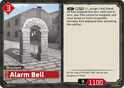 Alarm Bell EBP01-018 Palworld TCG card