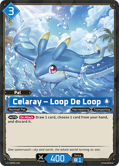 Celaray – Loop De Loop EBP01-036 Palworld TCG card