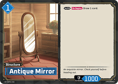 Antique Mirror EBP01-042 Palworld TCG card