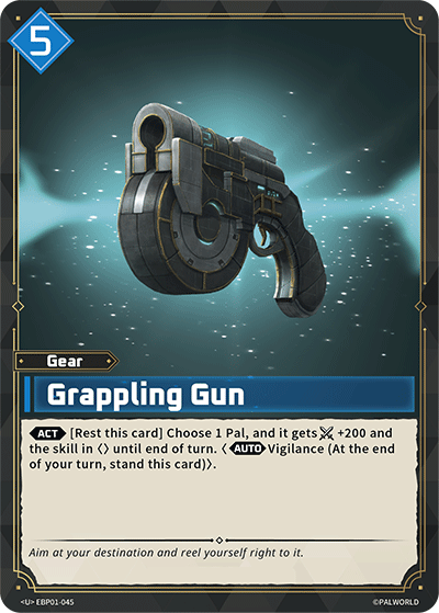Grappling Gun EBP01-045 Palworld TCG card