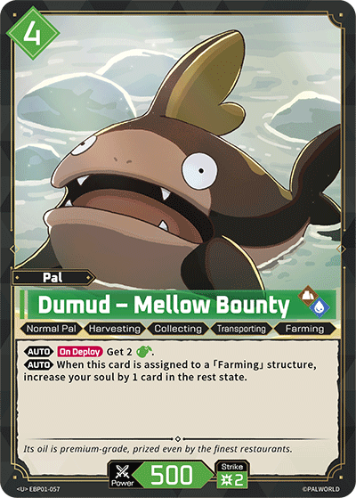Dumud – Mellow Bounty EBP01-057 Palworld TCG card
