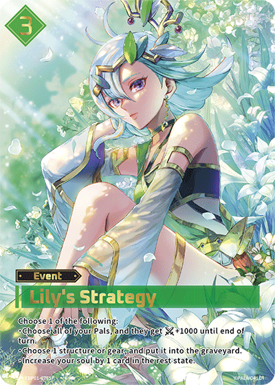 Lily's Strategy EBP01-070SP Palworld TCG card