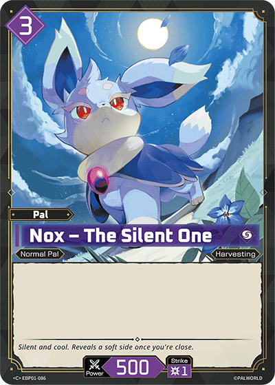 Nox – The Silent One EBP01-086 Palworld TCG card
