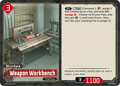 Weapon Workbench ETD01-009 Palworld TCG card