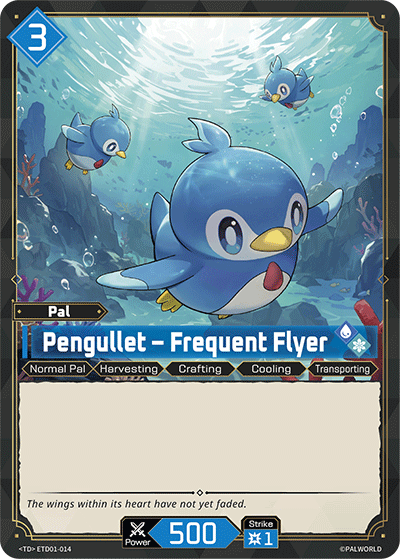 Pengullet – Frequent Flyer ETD01-014 Palworld TCG card