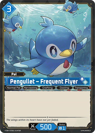 Pengullet – Frequent Flyer ETD01-014TSR Palworld TCG card
