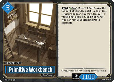 Primitive Workbench ETD01-020 Palworld TCG card