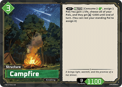 Campfire ETD02-009 Palworld TCG card
