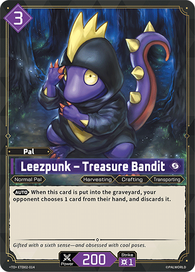 Leezpunk – Treasure Bandit ETD02-014 Palworld TCG card