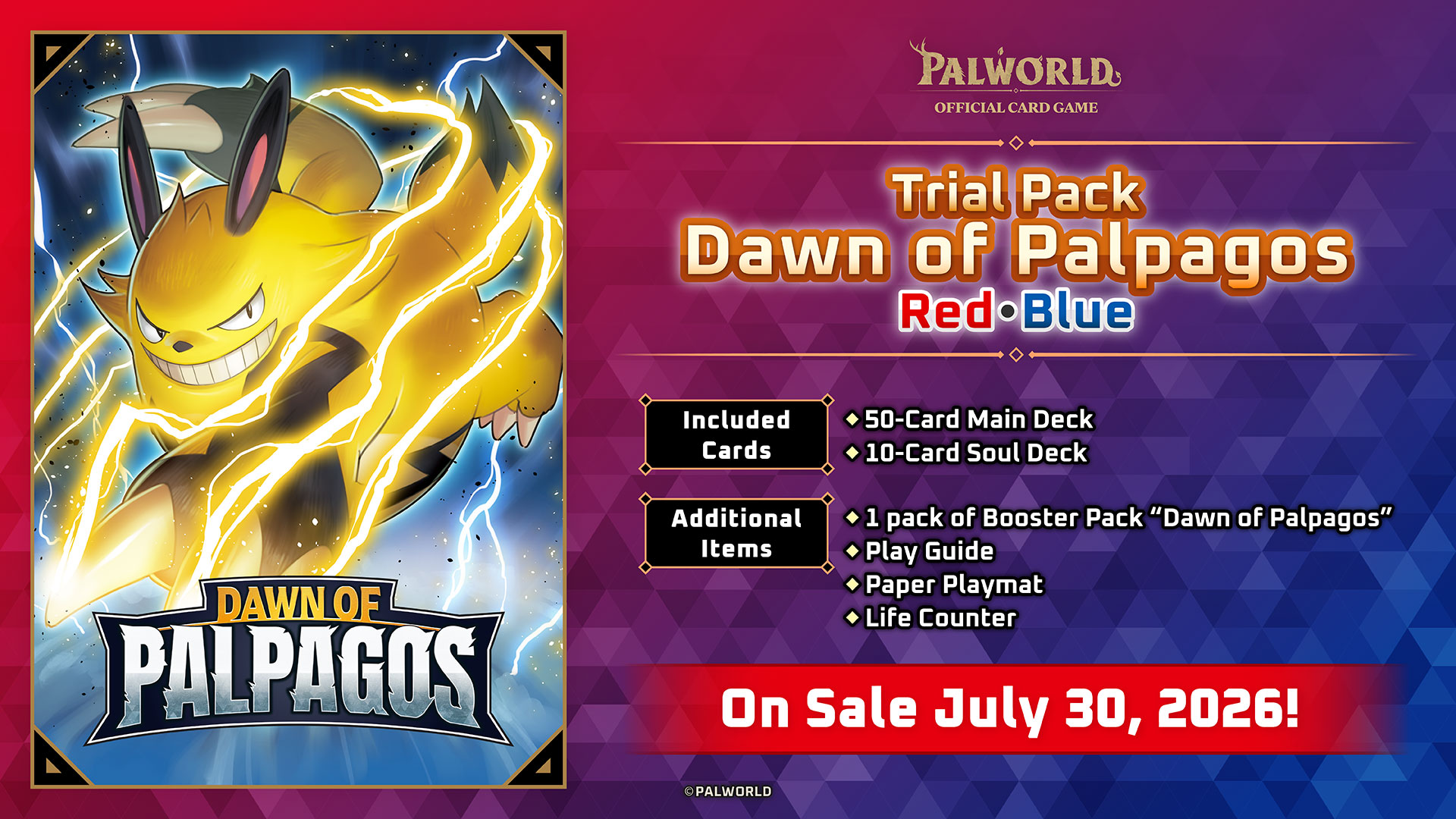 Trial Deck Dawn of Palpagos Red Blue